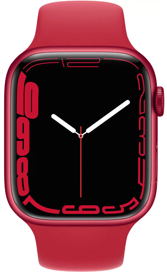 Смарт-часы Apple Watch Series 7 GPS 45 мм, красный (США)